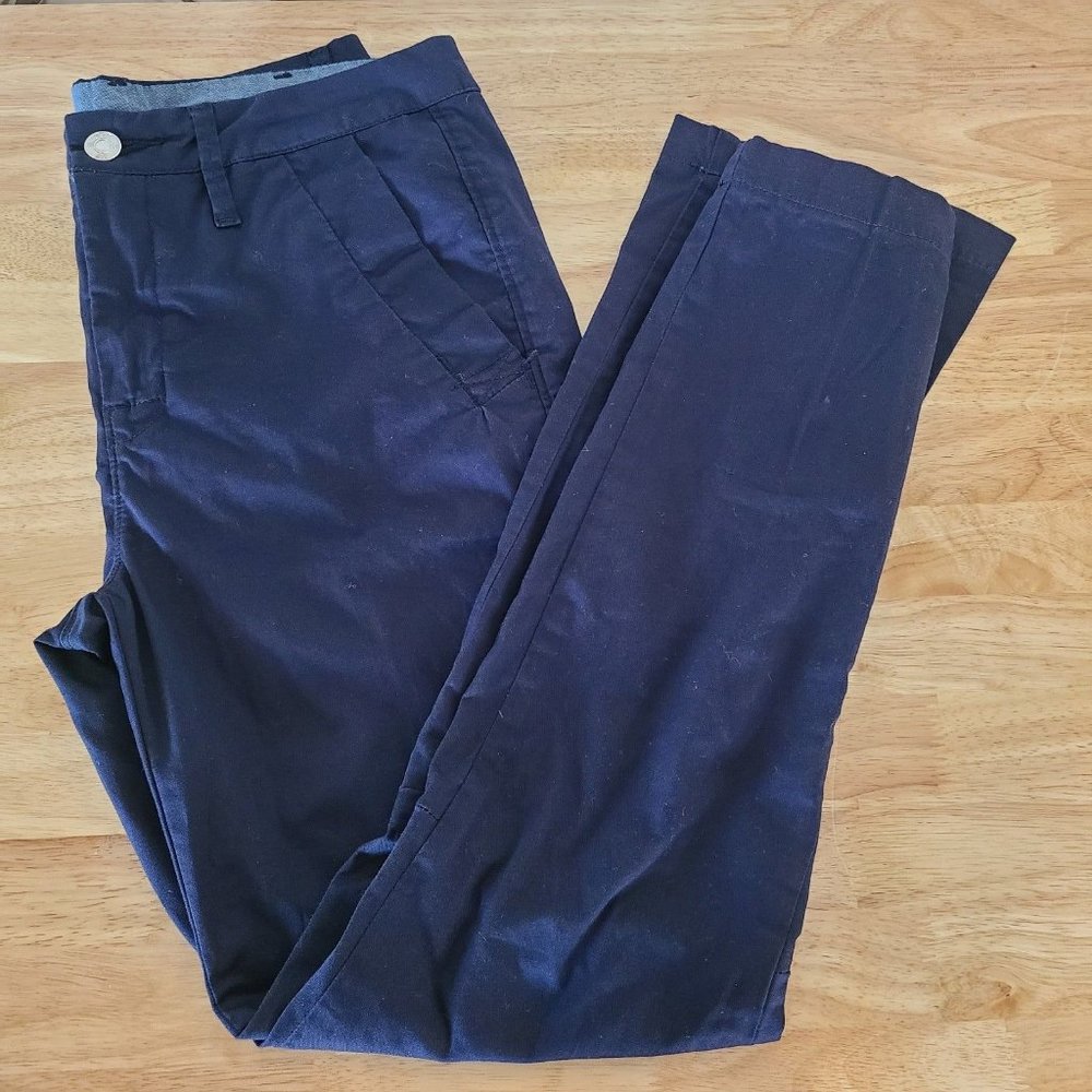 G-Star Raw Cropped Flare Chino Women's Pants Navy Size 26 NWOT